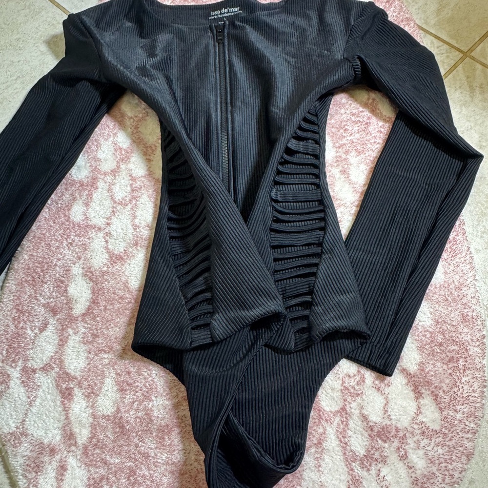 Black Long Sleeve Swimsuit